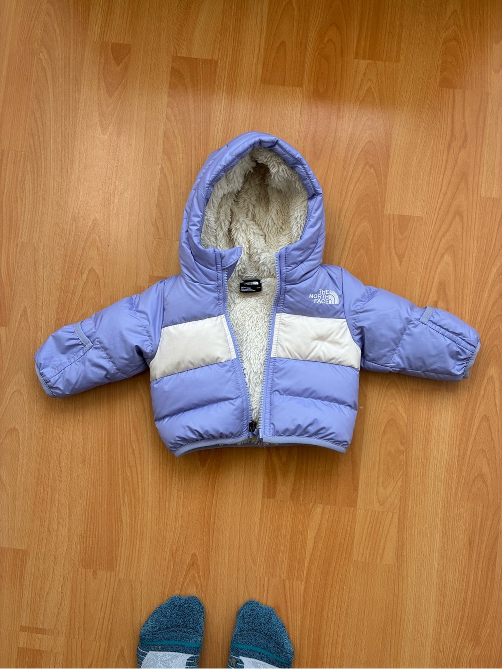 The North Face Baby Lavender Puffer Jacket 0-3m